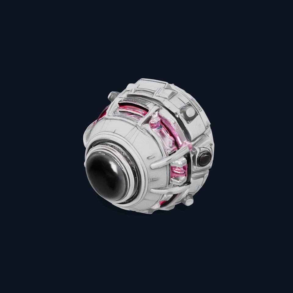 Futuristic Surveillance Drone Model Pack viewer poster