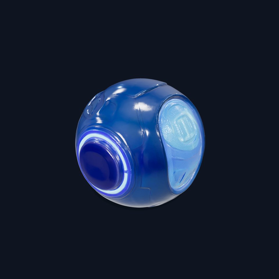 Futuristic Holographic Sphere Model Pack viewer poster