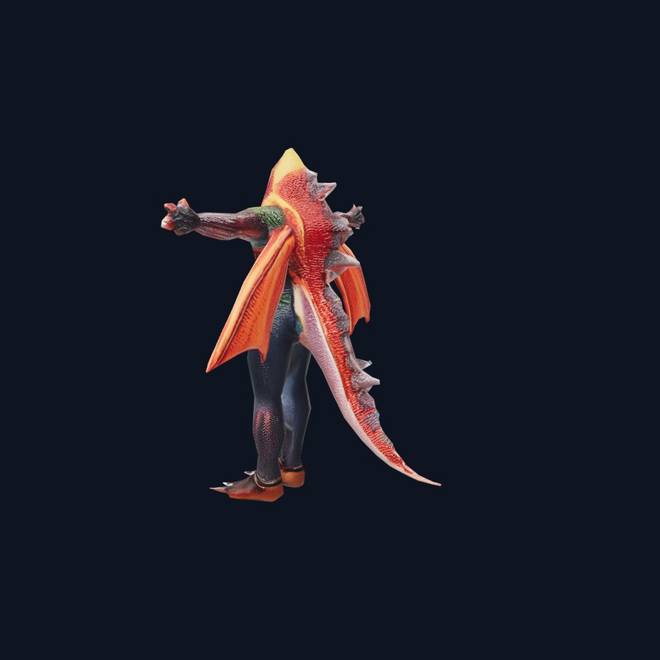 Dragon Creature Model Pack with Detailed Scales and Wings viewer poster