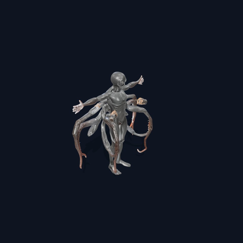 Alien Spider Hybrid Character Model Pack