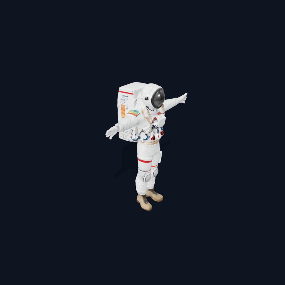 Astronaut Suit Model Pack with Detailed Textures