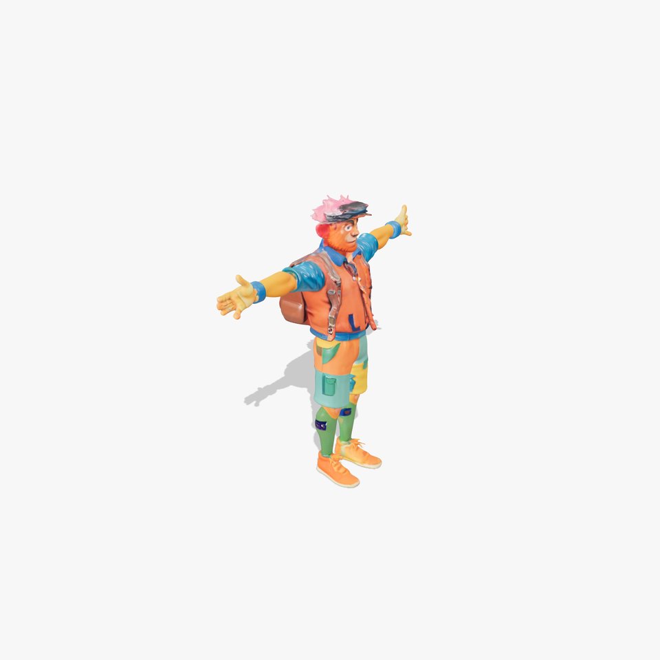 Colorful Character Model Pack with Backpack and Hat viewer poster