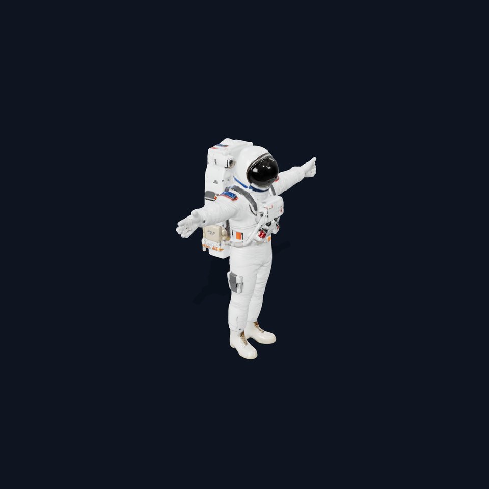 Astronaut Suit model pack with detailed textures