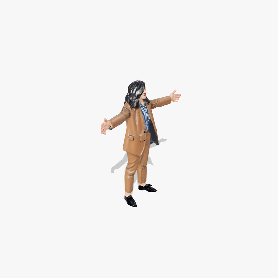 Businesswoman Brown Suit Model Pack viewer poster