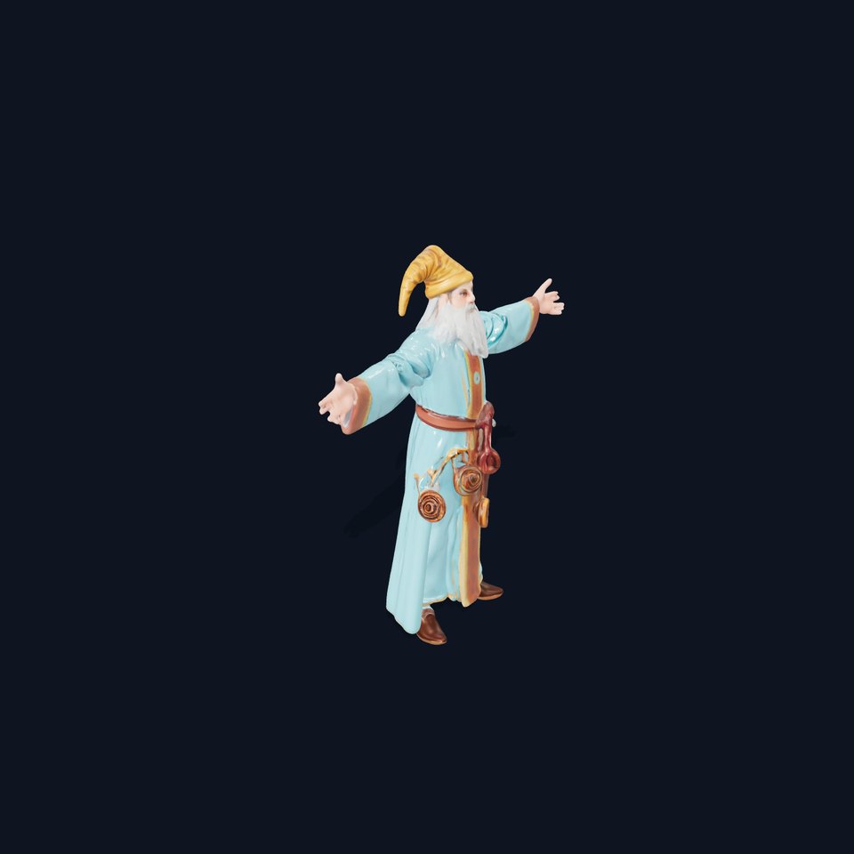 Wizard Character Model Pack with Detailed Robes viewer poster