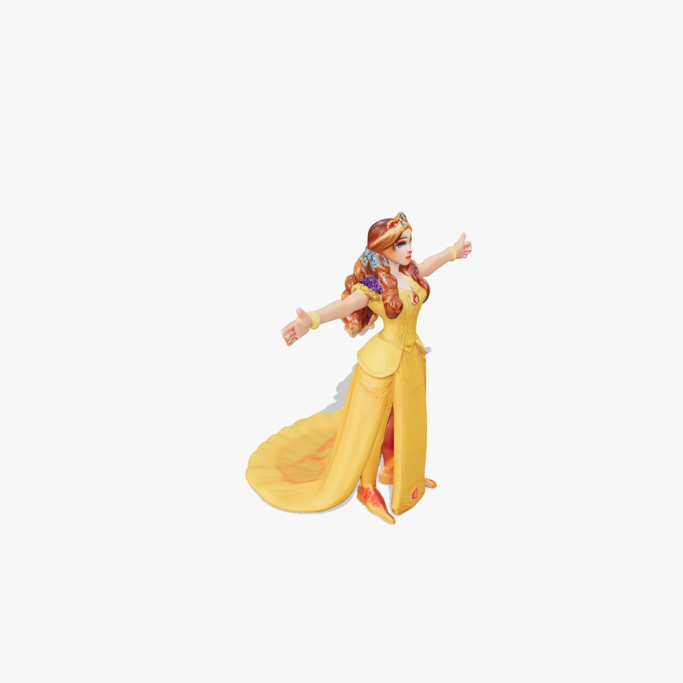 Elegant Princess Character Model Pack viewer poster