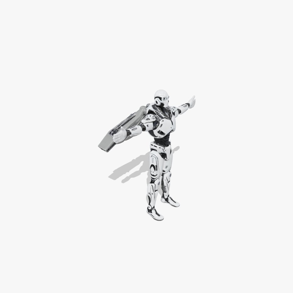 Futuristic Robot Model Pack with Detailed Armor viewer poster