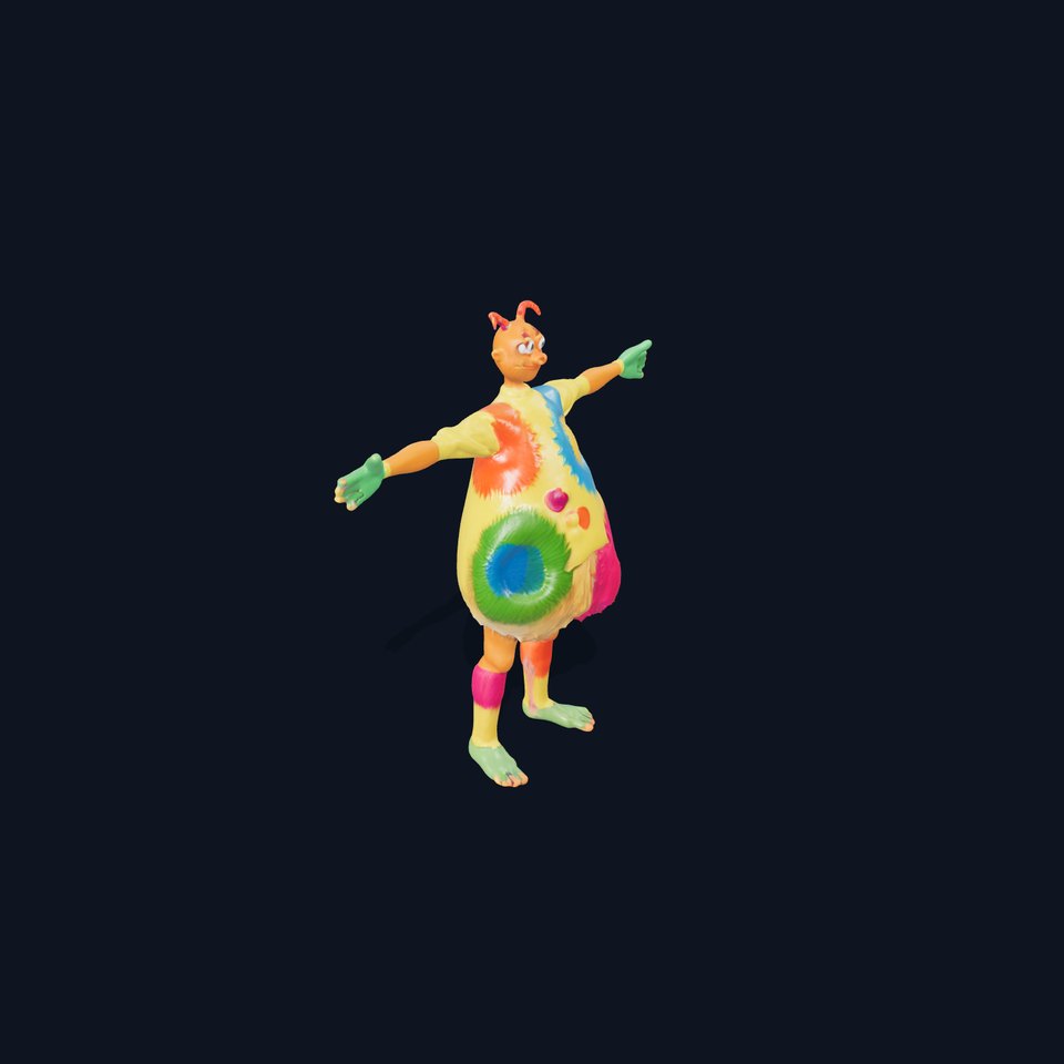 Colorful Furry Cartoon Character Model Pack viewer poster