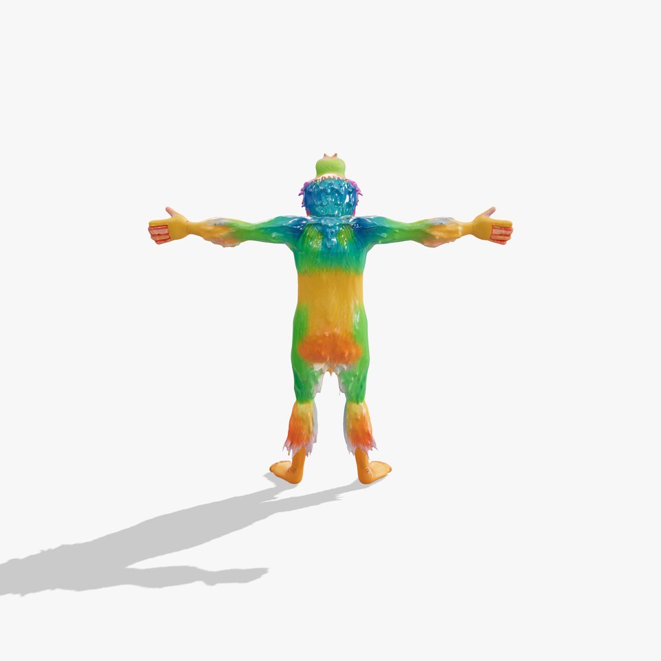 Colorful Furry Character Model Pack viewer poster