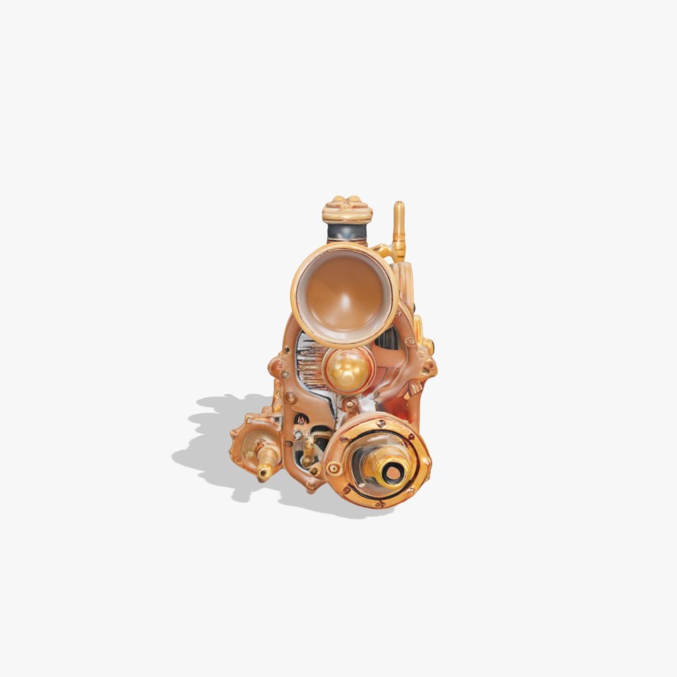 Steampunk Engine Model Pack for Fantasy Environments viewer poster