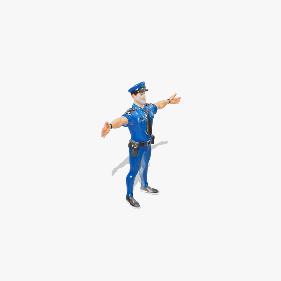 Cartoon Police Officer Character Model Pack viewer poster