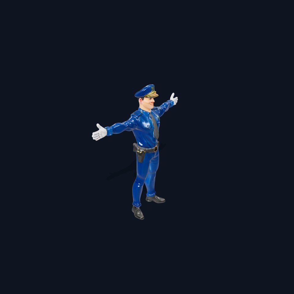 Police Officer Character Model Pack viewer poster