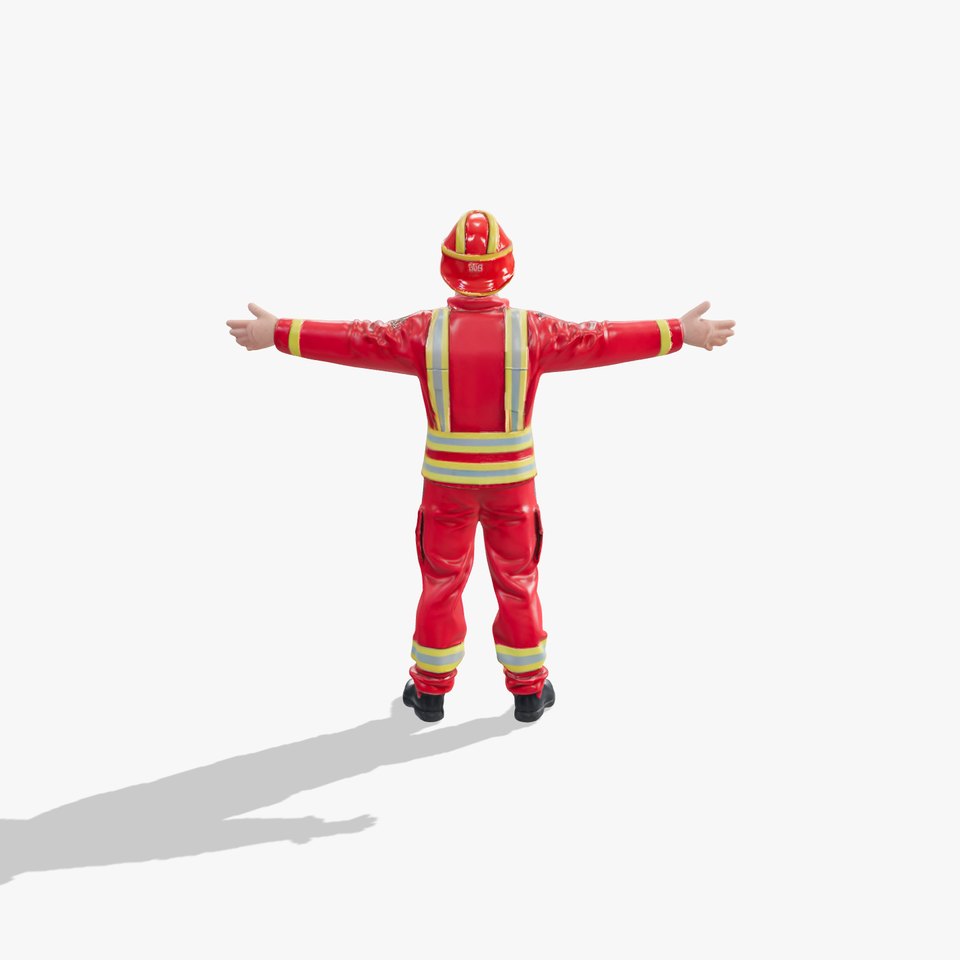 Firefighter Uniform model pack with Reflective Strips viewer poster