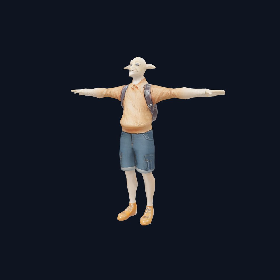 Elf Character Casual Outfit Model Pack viewer poster