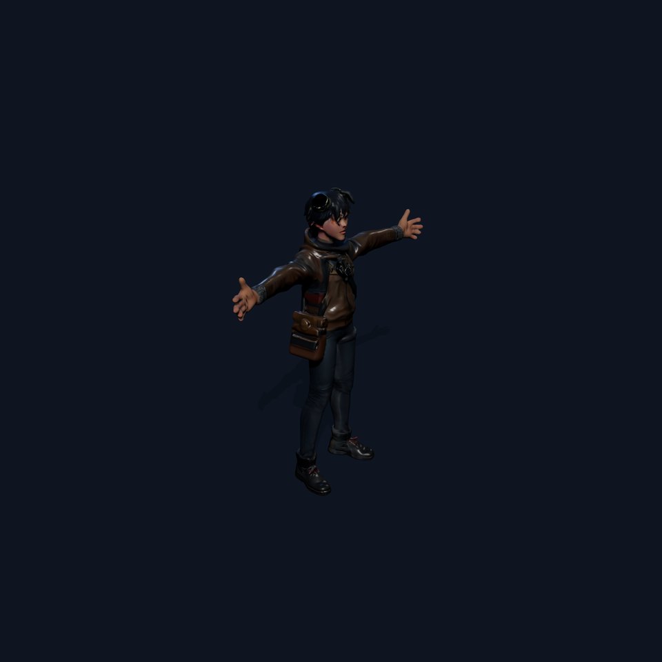 Adventure Character Model Pack  Teen Explorer viewer poster