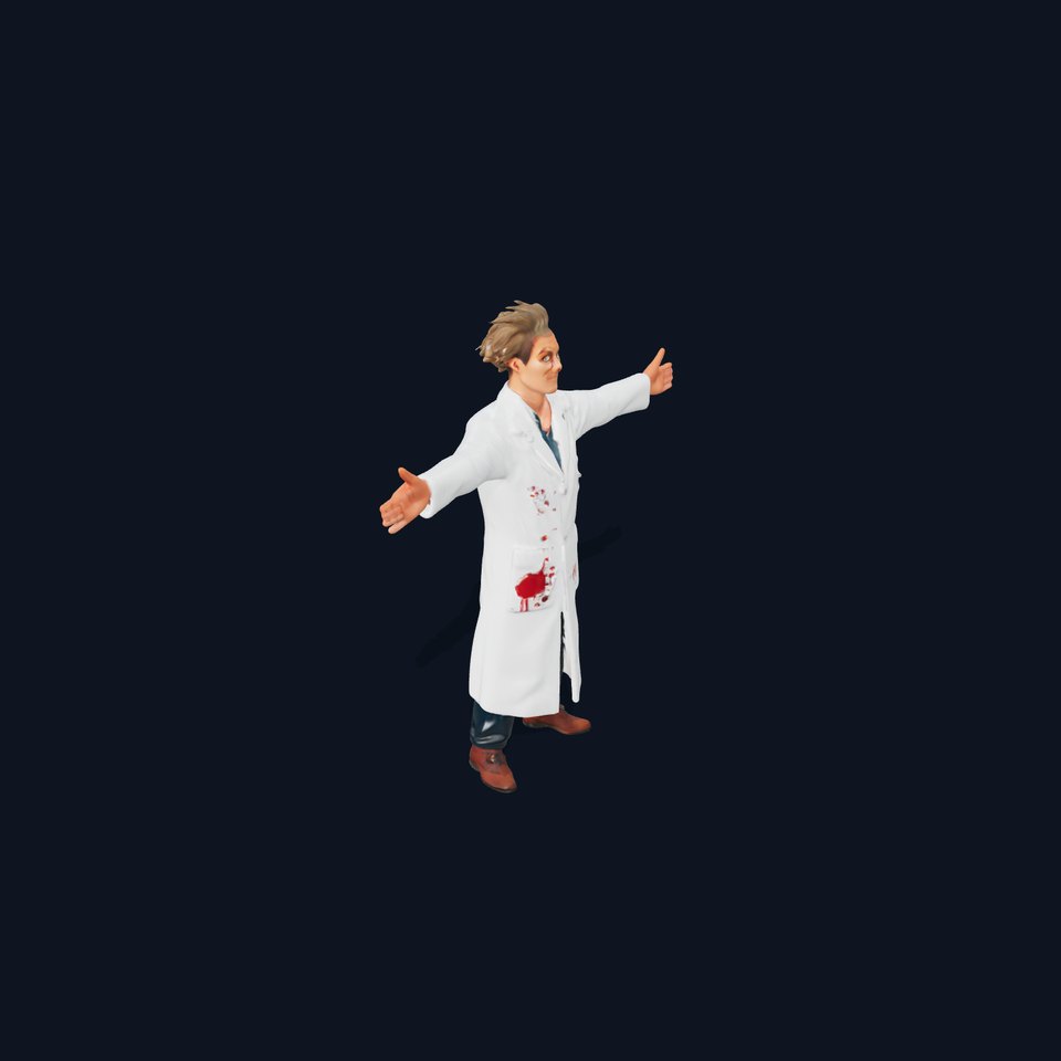 Mad Scientist Character Model Pack viewer poster