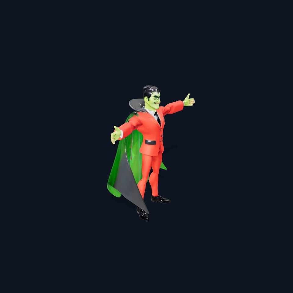 Vampire Character in Red Suit Model Pack viewer poster