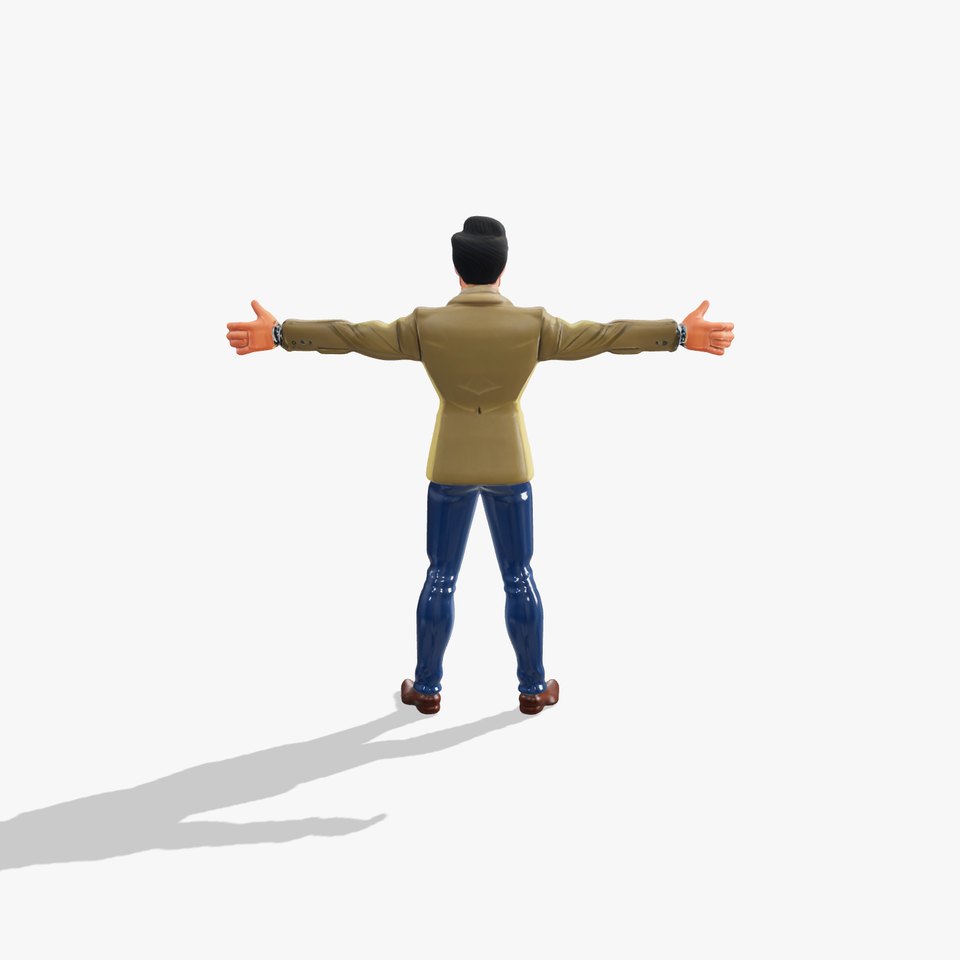 Stylish Businessman Character Model Pack viewer poster