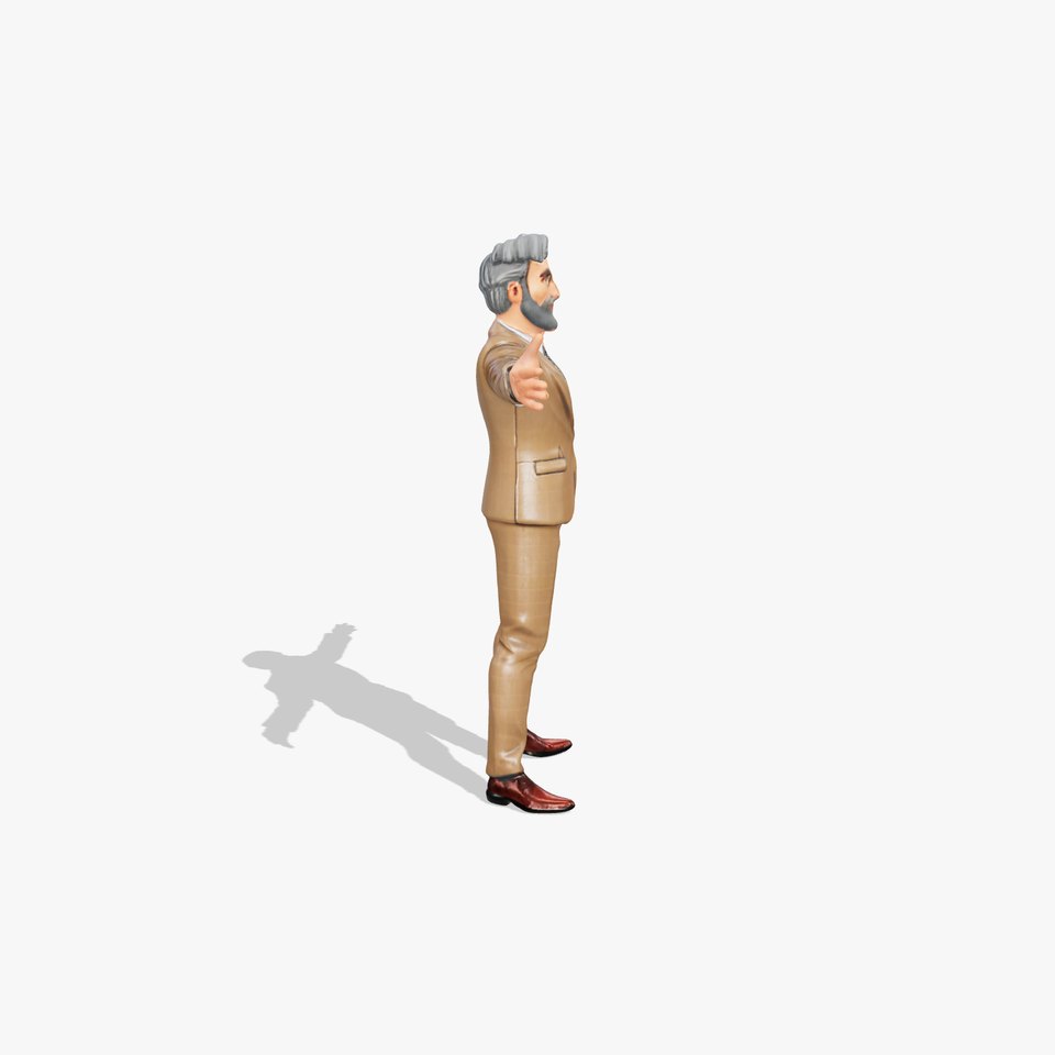 Stylish Businessman Character Model Pack viewer poster