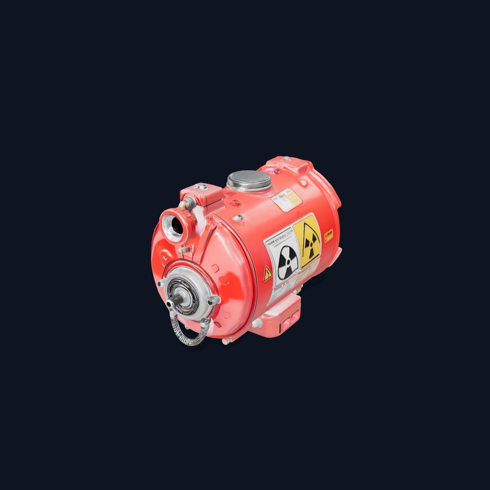 Nuclear Warning Barrel model pack viewer poster