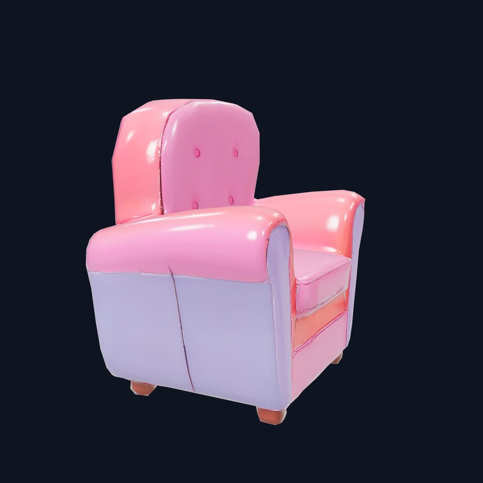 Colorful Armchair Model Pack for Interior Design viewer poster