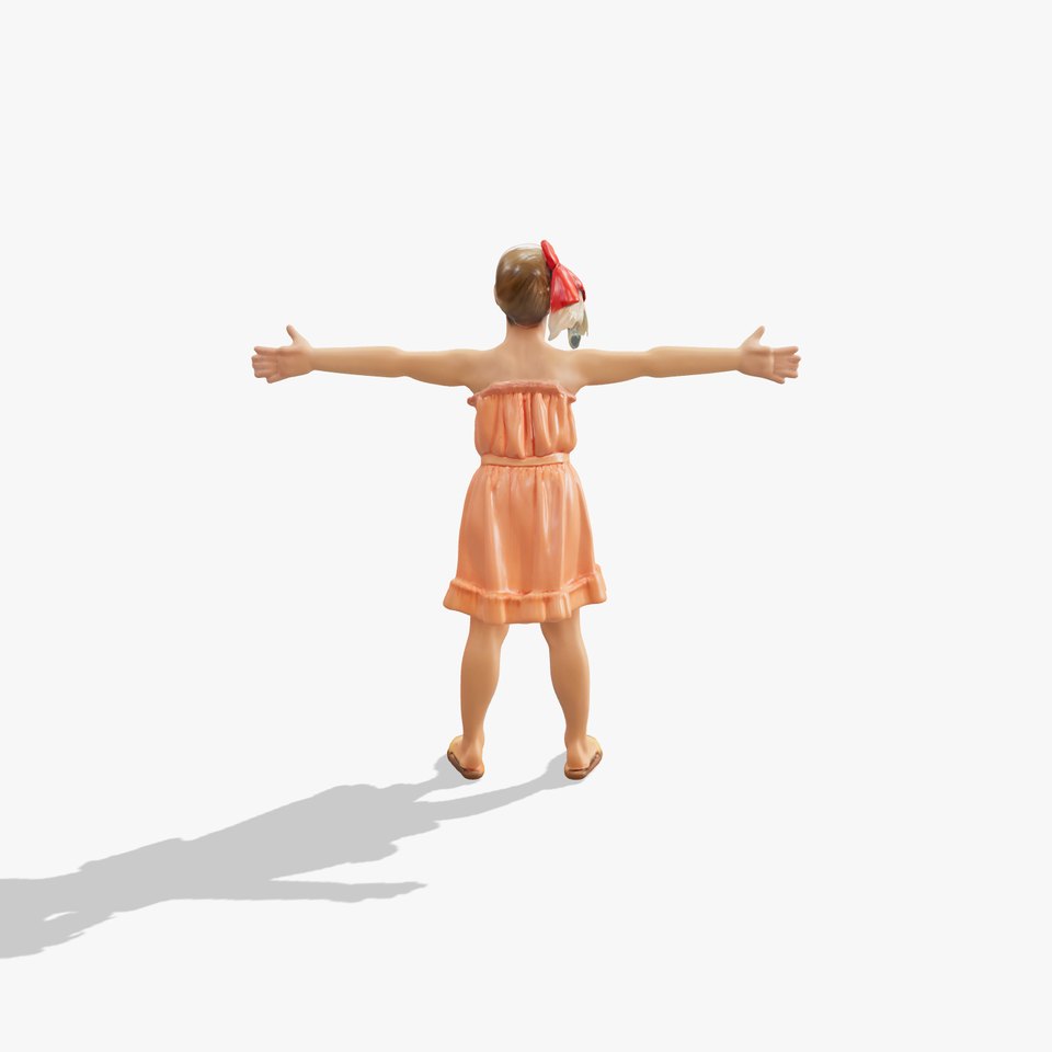 Young Girl Summer Dress Model Pack viewer poster