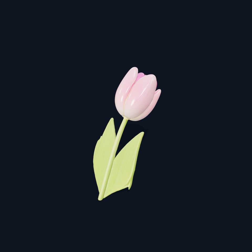 Pink Tulip model pack viewer poster