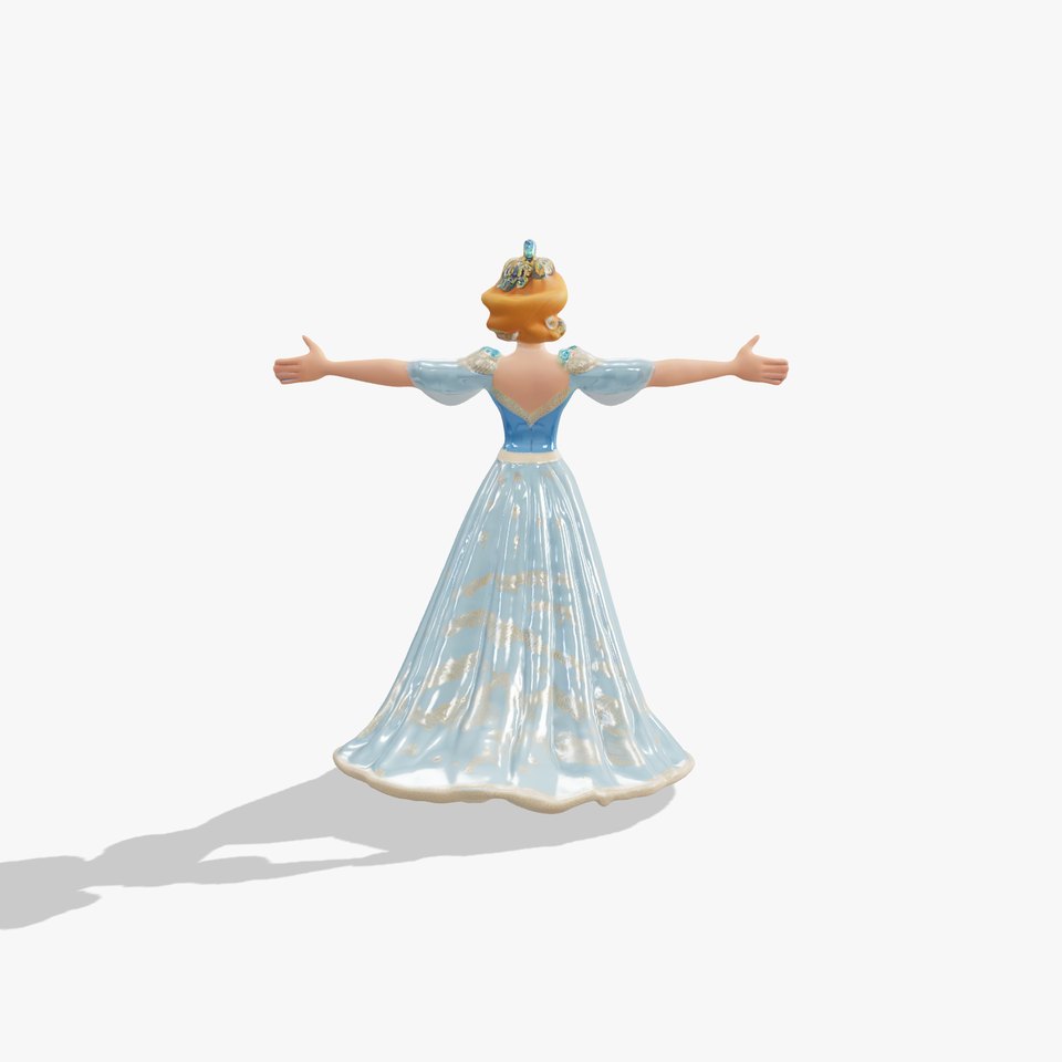 Elegant Princess Character model pack viewer poster