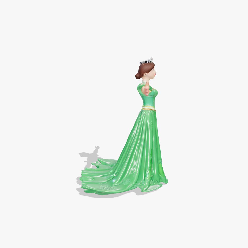 Emerald Princess Dress model pack viewer poster