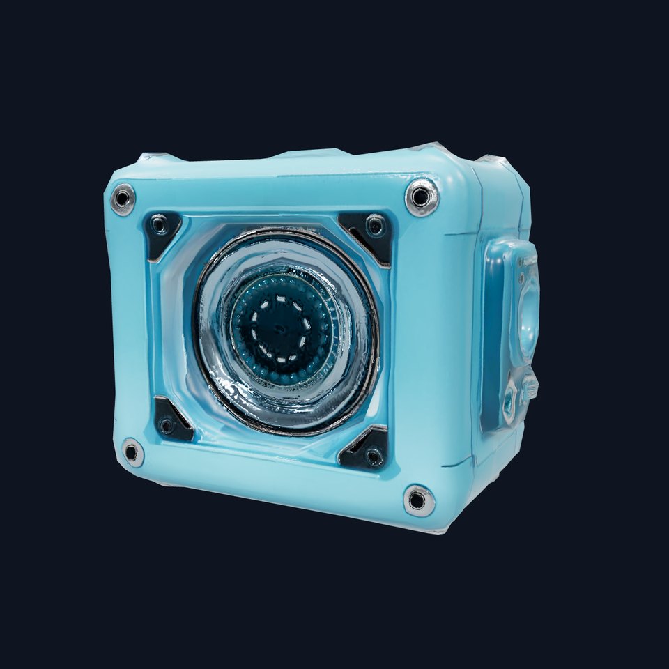 Futuristic Lens Device model pack viewer poster