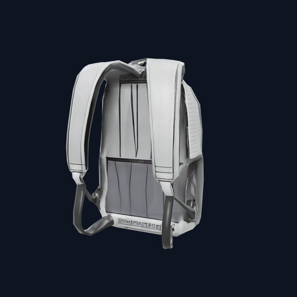 Slate Gray Backpack model pack viewer poster