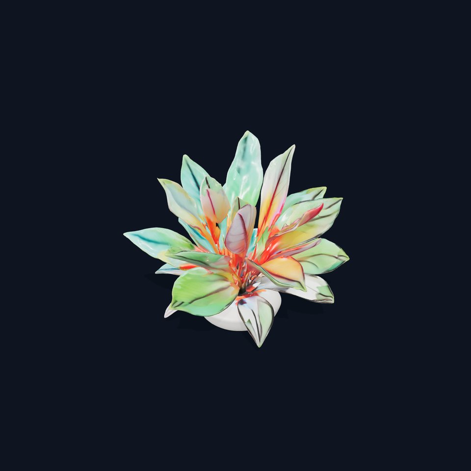 Rainbow Flora model pack viewer poster