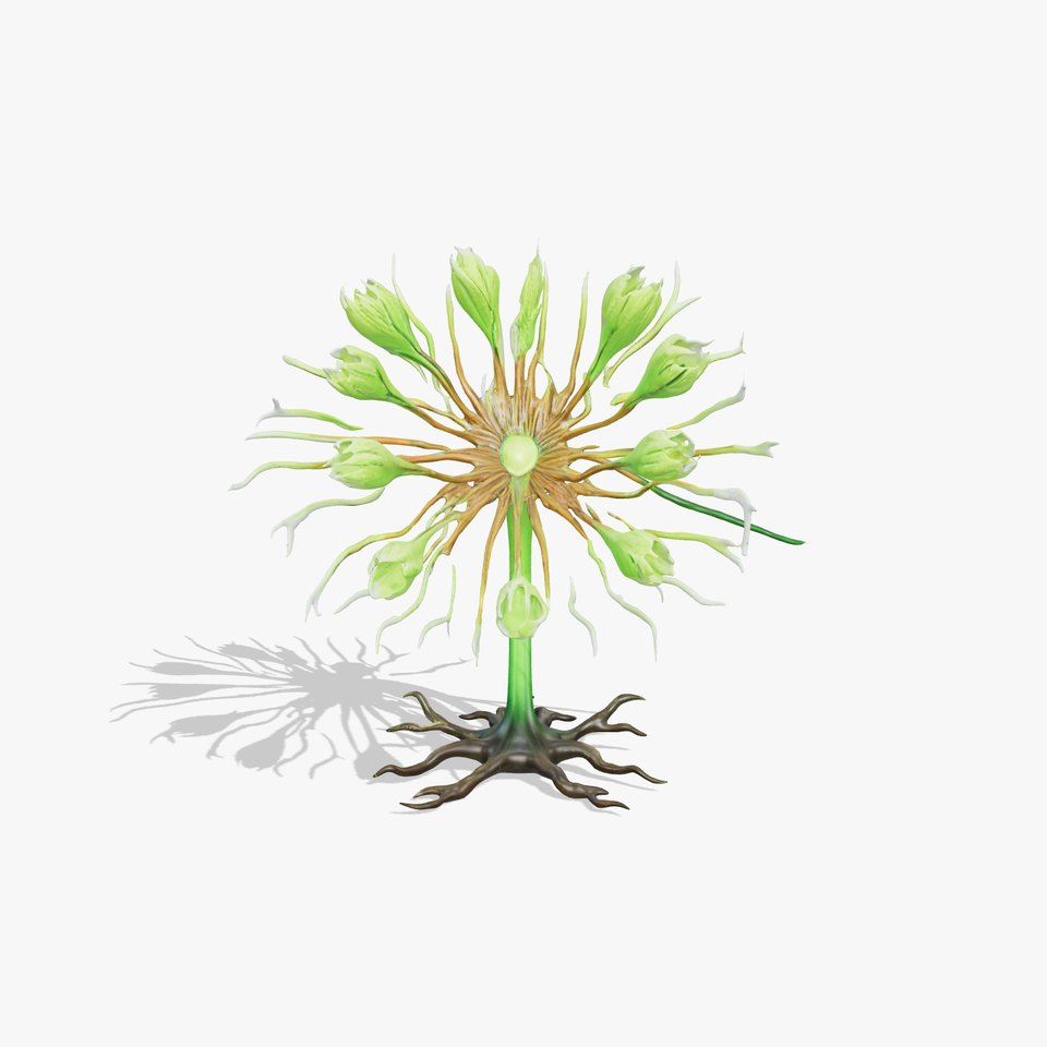 Fantasy Green Plant model pack viewer poster