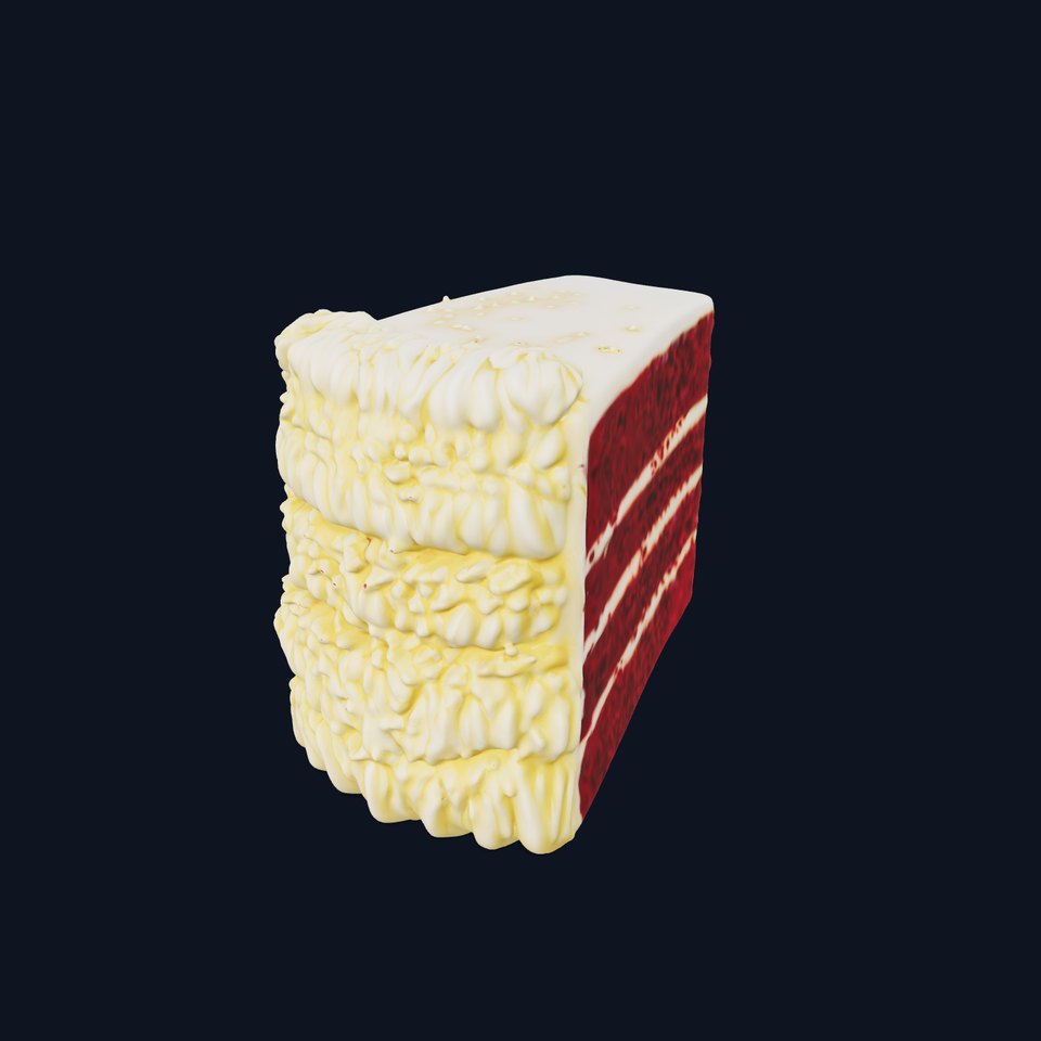 Red Velvet Cake Slice model pack viewer poster