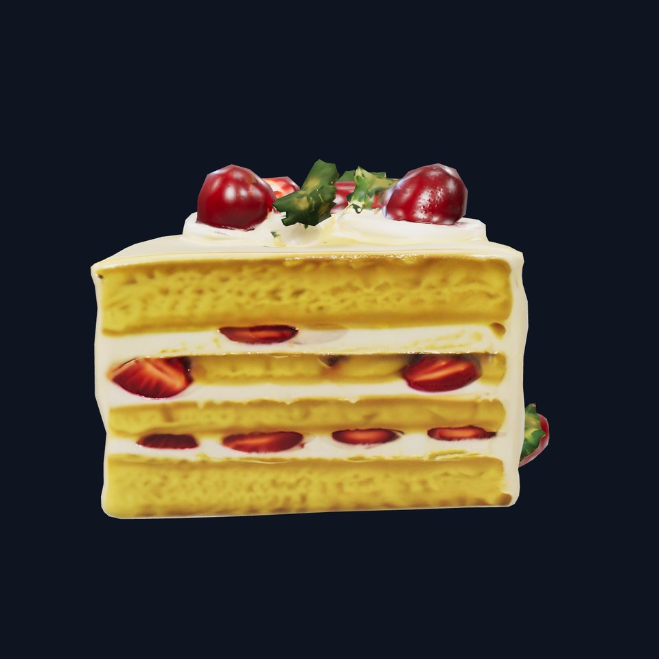 Strawberry Cream Cake model pack viewer poster