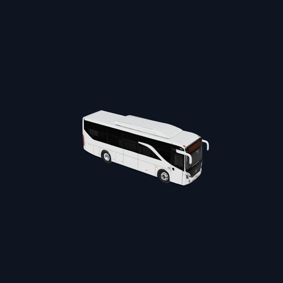 Sleek Urban Bus model pack viewer poster