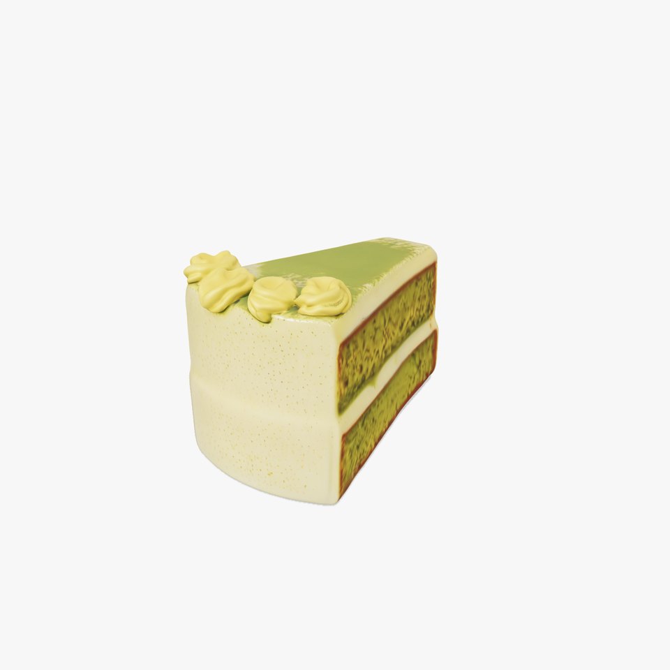 Matcha Cake Slice model pack viewer poster