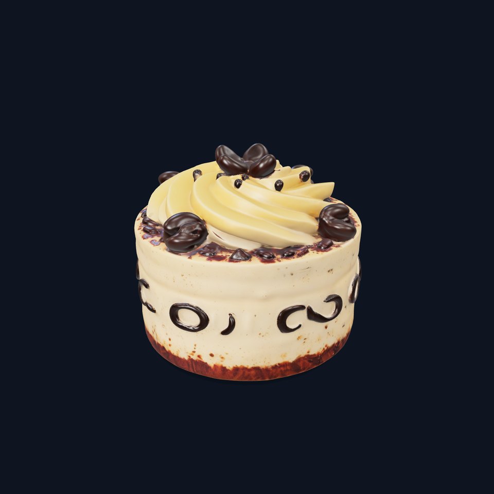 Creamy Coffee Cake model pack viewer poster