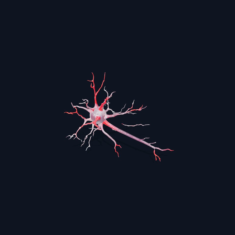 Red Neural Cell model pack viewer poster
