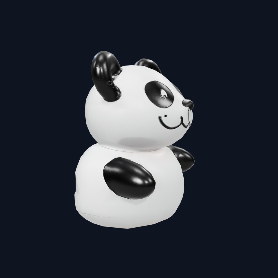 Inflatable Panda Toy model pack viewer poster