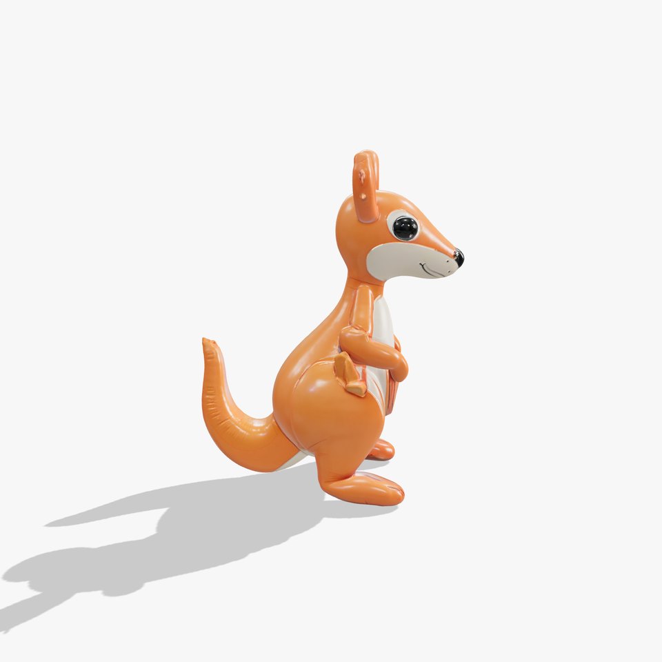 Playful Kangaroo Inflatable model pack viewer poster