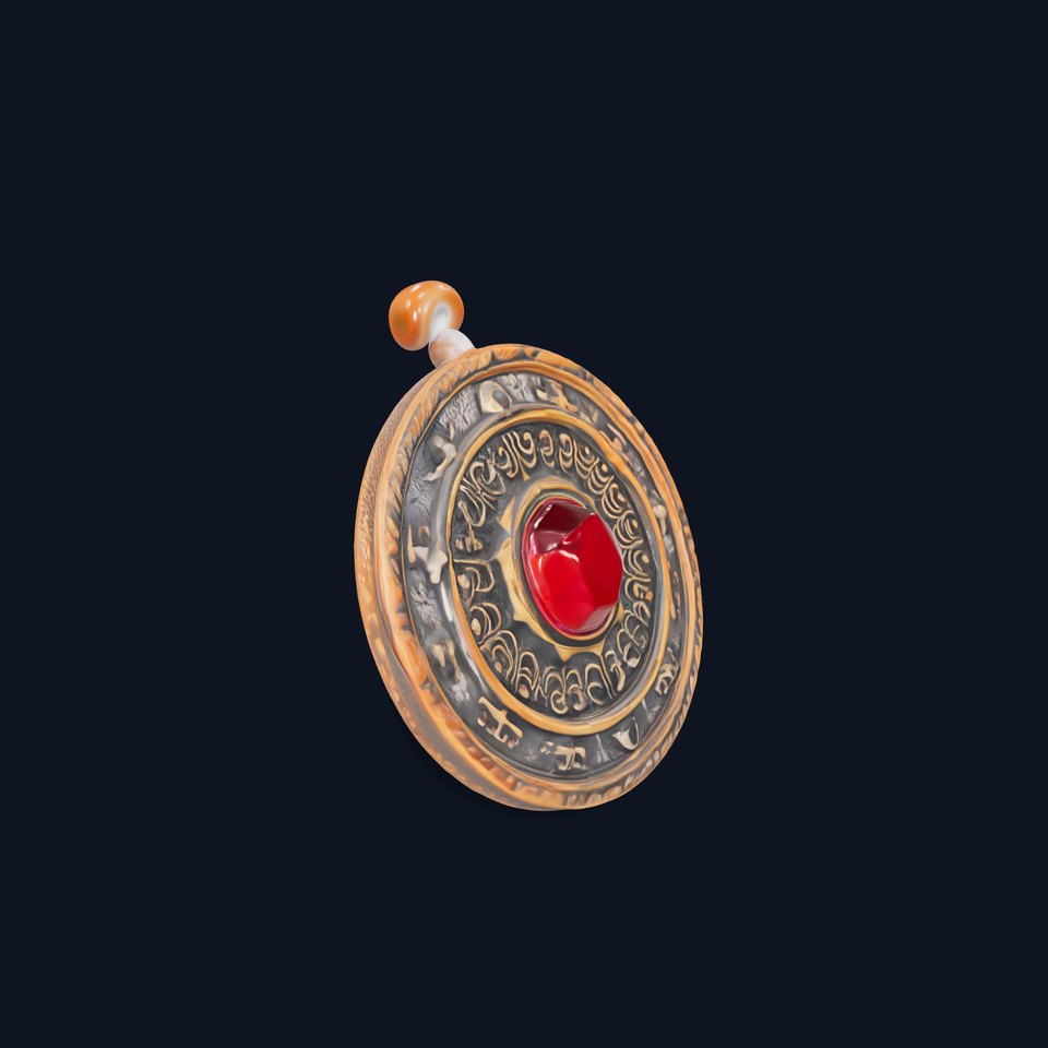 Ancient Bronze Amulet model pack viewer poster