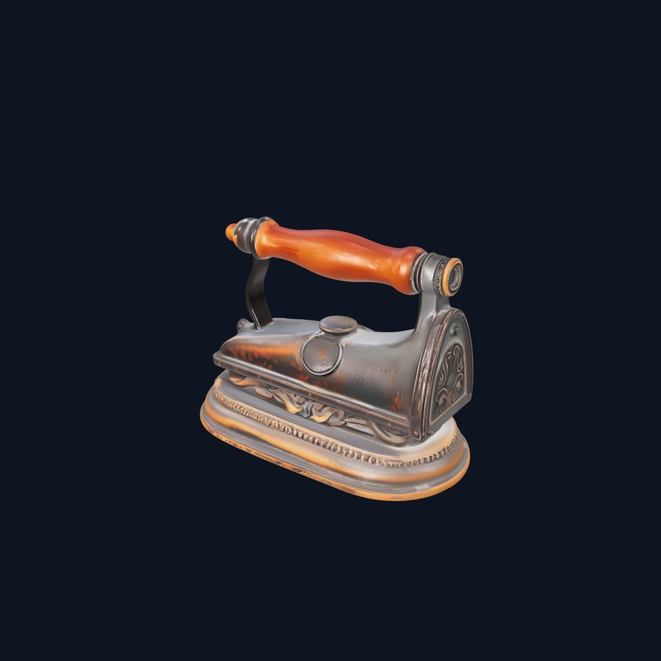 Vintage Iron Wood Handle model pack viewer poster