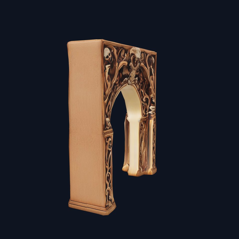 Ornate Gothic Archway model pack viewer poster