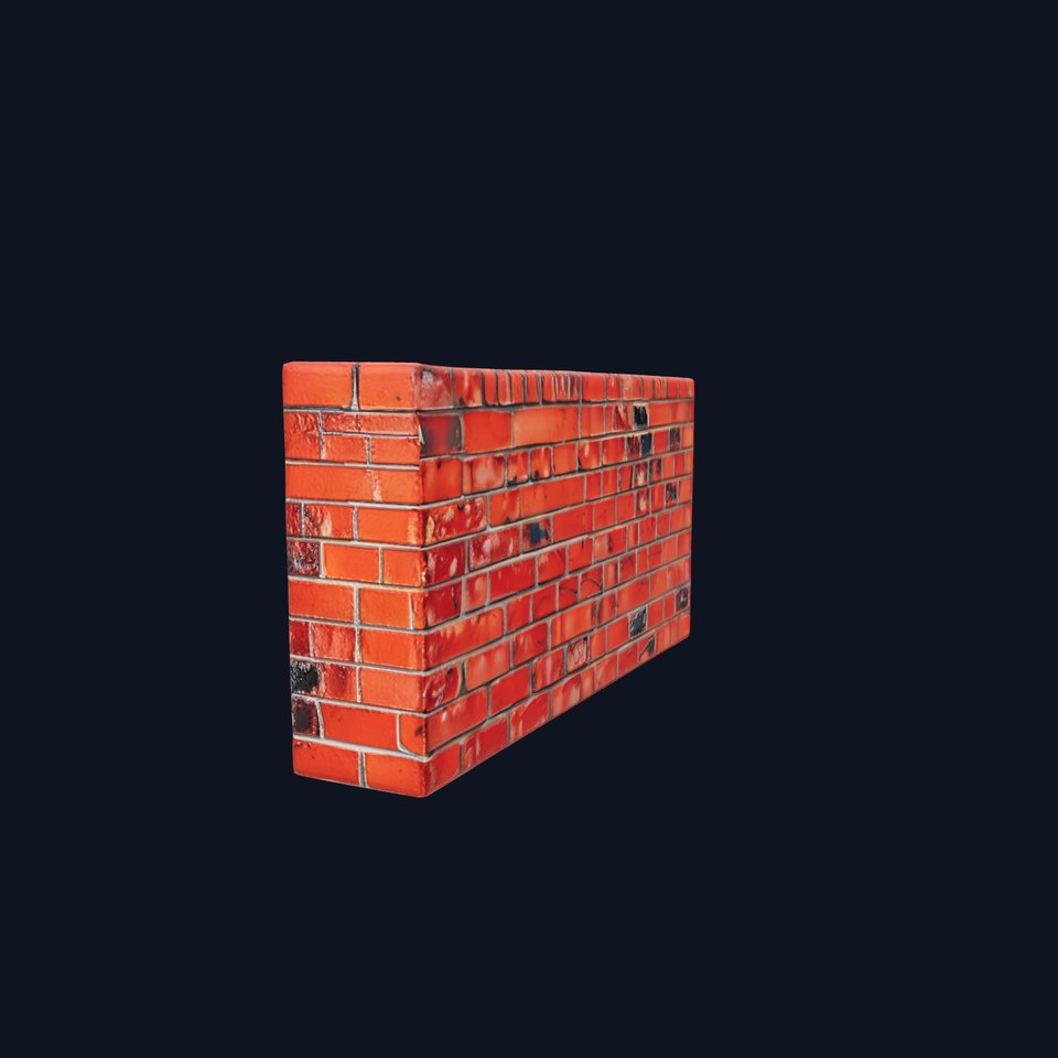 Red Brick Wall model pack viewer poster