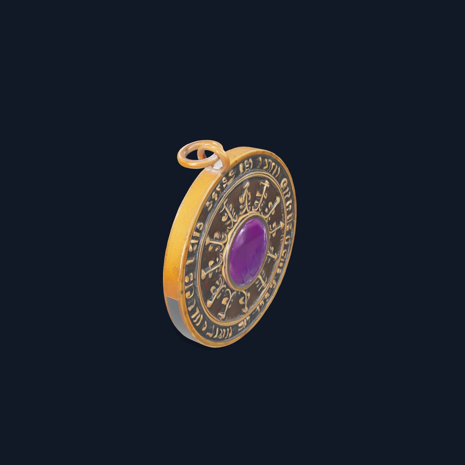 Mystic Amulet Bronze model pack viewer poster