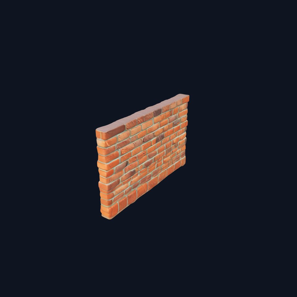 Red Brick Wall model pack viewer poster