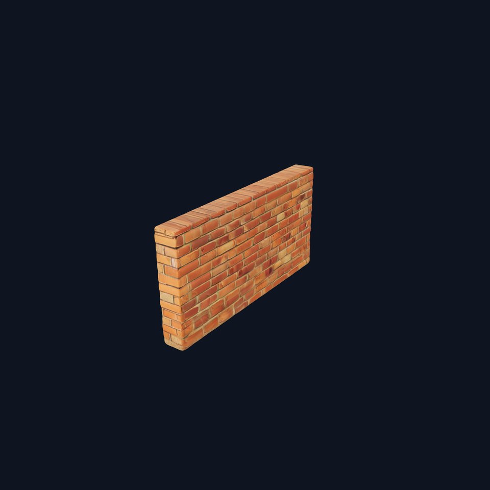 Textured Brick Wall model pack viewer poster