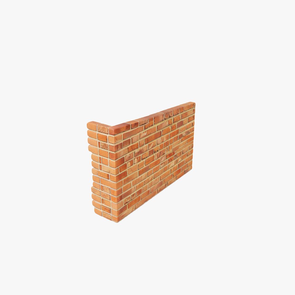 Classic Red Brick Wall model pack viewer poster