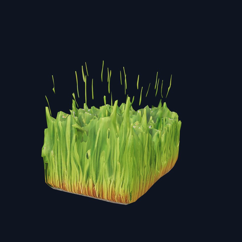 Vibrant Green Grass model pack viewer poster
